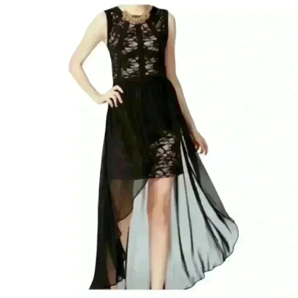 Morgan & Co. Black Jr. Cocktail Dress Size 5/6 Jr.